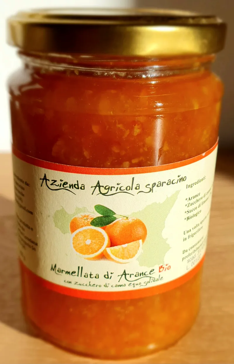 350g Original sizilianische Bio-Orangenmarmelade, vegan