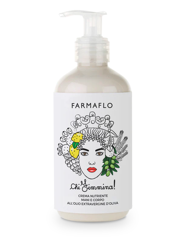 Chi Fimmina! Pflegende & regenerierende Körpercreme mit Olivenextrakten&feinstem Olivenöl Extra V.