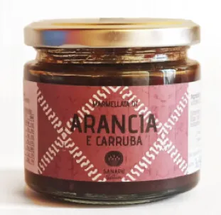 Marmellata di Arancia e Carruba: Orange & Johannisbrot, 200g, vegan
