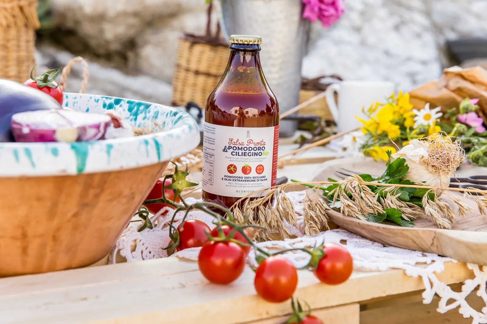 Salsa Pronta di Pomodoro Ciliegino bio, vegan