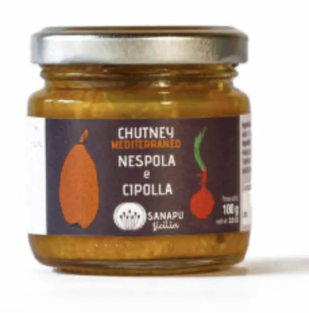 Sizilianisches Chutney aus Mispel & Zwiebel, 100g, vegan