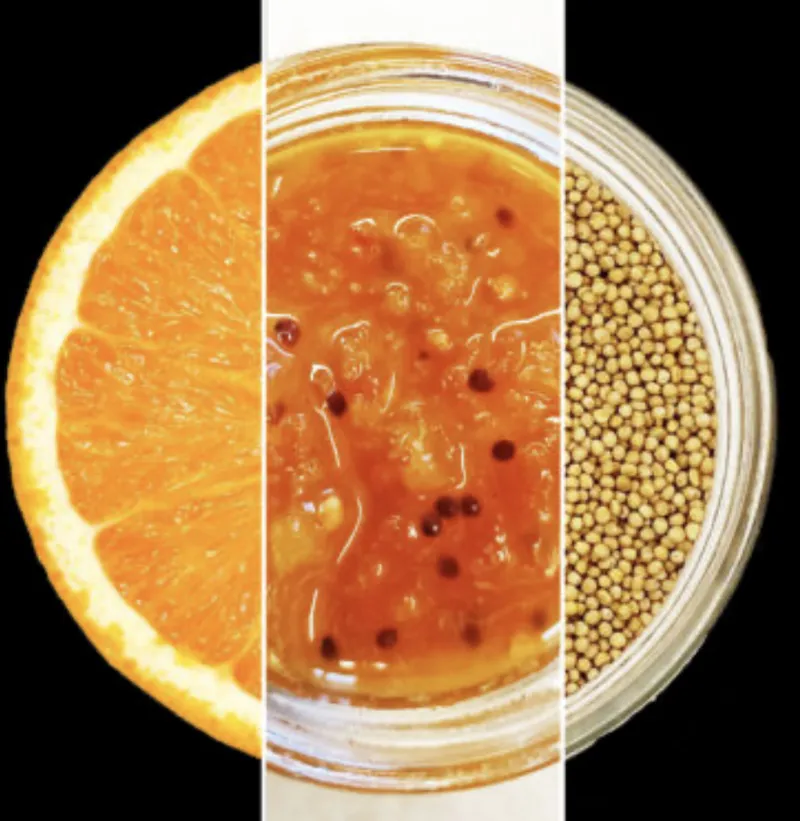 Sizilianisches Chutney aus Orangen & Senfkörner, 100g, vegan