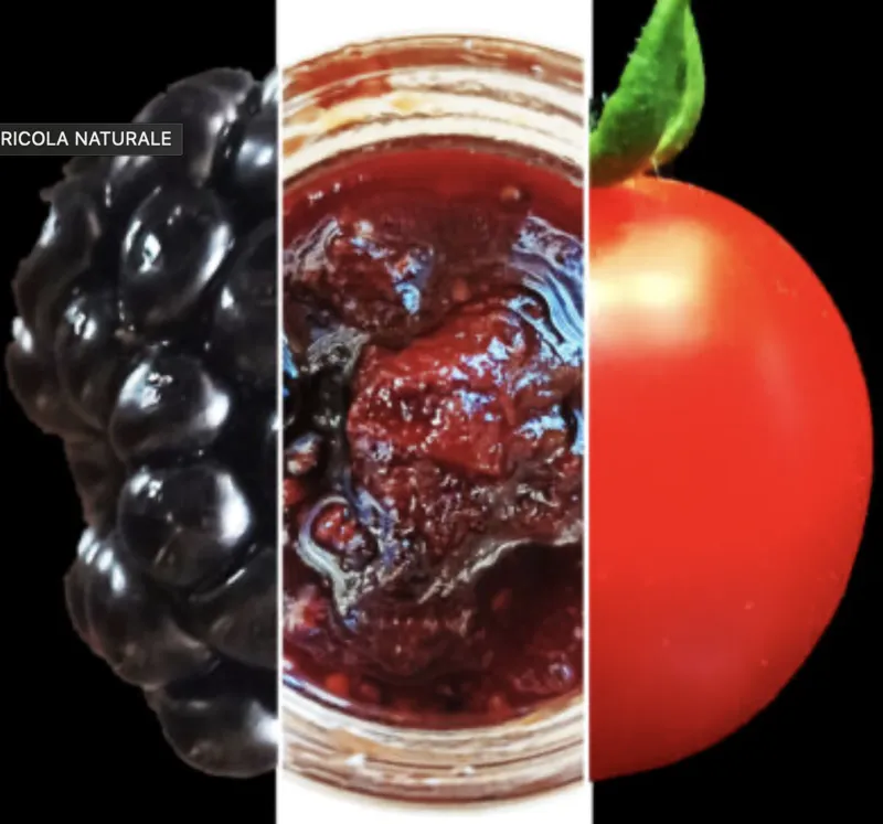 Sizilianisches Chutney aus sizilianischen Tomaten & Brombeeren aus der Cava di Ispica, 100g, vegan,