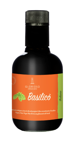 Bio Olivenöl mit Basilikum-Extrakt