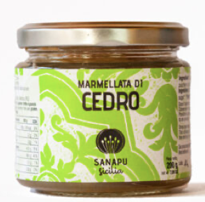 Sizilianische Marmellata di Cedro: Zitronen, 200g, vegan, Copyright: Sanapu Sicilia; 