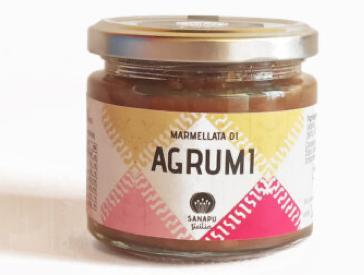 Sizilianische Marmellata di Agrumi, 200g, vegan, Copyright: Sanapu Sicilia; 